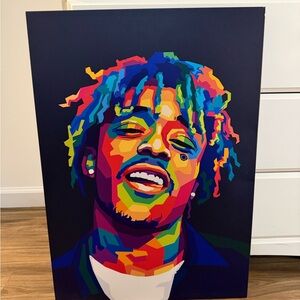 Lil Uzi Vert Colorful Pop Art Portrait Displate Poster
